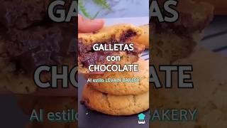 GALLETAS con CHOCOLATE al estilo LEVAIN BAKERY 🍪 [upl. by Atiras908]