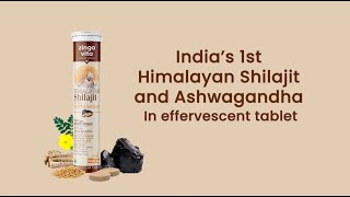 Introducing Indias 1st 750mg Himalayan Shilajit with Ashwagandha in effervescent form [upl. by Hillell]