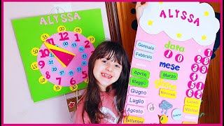 Giochi educativi personalizzati Orologio calendario e altro [upl. by Iaht174]