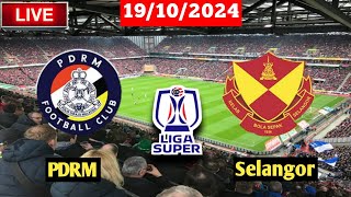 PDRM vs Selangor  Super League  Fifa Live Score Today HD [upl. by Aissilem]