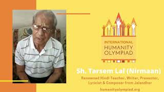 Humanity Speaks  Sh Tarsem Lal Nirmaan [upl. by Hpejsoj]