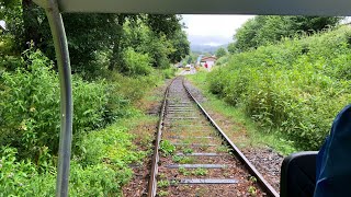 Draisine Odenwald von Mörlenbach nach Wald Michelbach [upl. by Grussing394]