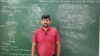 07  Introduction to hydrostatic lubrication and hydrostatic bearing  Tribology by GURUDATTHM [upl. by Abbub]