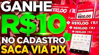 ✅GANHE R20 REAIS PARA CADASTRAR CHAVE PIX  CADASTRE E GANHE 2024  APP PAGANDO NO CADASTRO 2024 [upl. by Tonneson960]