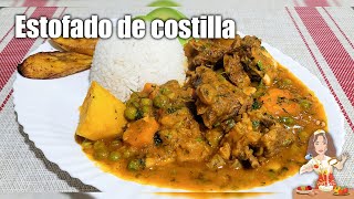 ESTOFADO DE COSTILLA🇪🇨 estofado Ecuatoriano de carne o costilla de res😘👌⚘ [upl. by Eeliram1]