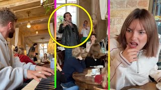 A famous OPERA SINGER joins me in a CAFÉ 🤯🤯 [upl. by Llehsam]