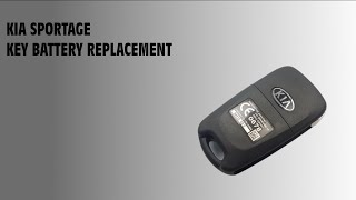 Wymiana baterii w kluczyku KIA SportageKIA Sportage key battery replacement [upl. by Sadoc]