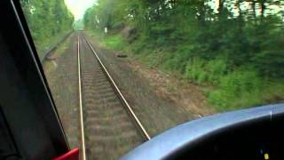 Cab view Führerstandsmitfahrt auf der Dreieichbahn  Buchschlag nach Dieburg nur Führerstand [upl. by Jecon40]