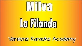 Milva  La Filanda  Versione Karaoke Academy Italia [upl. by Sidon732]