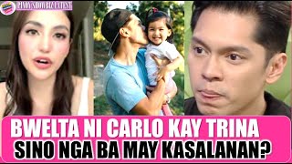 BWELTA NI CARLO AQUINO KAY TRINA CANDAZA HINDI MATAKE NG MGA NETIZENS PATI ANAK DINAMAY [upl. by Stillas11]