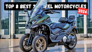 Top 8 best 3wheel motorcycles 2024 [upl. by Secnarfyram]