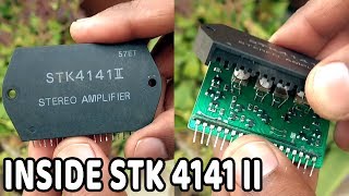 Whats Inside in STK 4141 II IC Hindi Electronics  ELECTROINDIA [upl. by Gipsy]