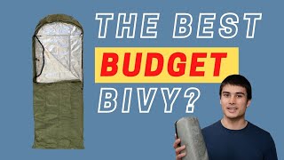 The best budget ultralight bivy bag for hiking  backpacking 2GoSystems Velar Bivy Review [upl. by Trebor]