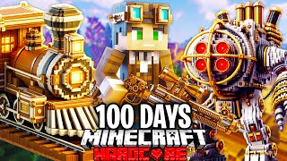 I Survived 100 Days in STEAMPUNK Minecraft Hardcore [upl. by Crawford766]