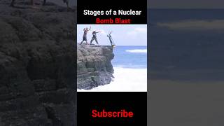 Stages of a Nuclear Bomb Blast pt 2 Movie Explain in Hindishorts shortsfeed ytshots [upl. by Hnamik]