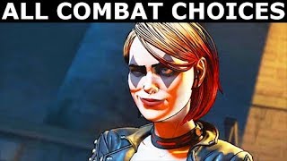 All Combat Choices  BATMAN Season 2 The Enemy Within Episode 5 Same Stitch Vigilante Joker [upl. by Dianuj870]