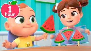 Watermelon Ice Cream Song  Newborn Baby Songs amp Nursery Rhymes [upl. by Marozik]