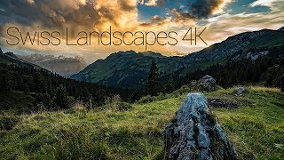 Swiss Landscapes 4K  Timelapse 2017 [upl. by Nirret454]