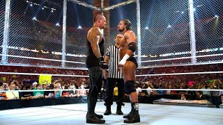 The Undertaker vs Triple H  End of an Era Hell in a Cell Match WrestleMania 28 [upl. by Ahsratan]