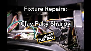 Fixture Repairs Fan Errors on Clay Paky Sharpy [upl. by Kentigera]