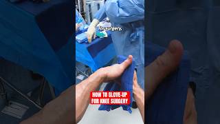 How To Double Glove for Orthopedic Surgery 🧤 shorts [upl. by Longwood544]