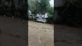 Flood waters in Antipolo Philippines due to Tropical Storm Yagi [upl. by Unity]