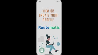 View or Update Your Profile  Routematic Employee App [upl. by Recor746]