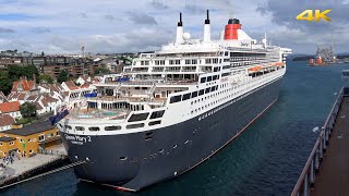 ms quotKoningsdamquot amp quotQueen Mary 2quot • Stavanger Norway • Voyage of the Midnight Sun • Jun 22 2018 [upl. by Amri]