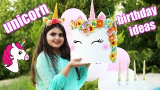 Cutest Decor  DIY Unicorns Birthday Party Decoration Ideas [upl. by Ayarahs608]