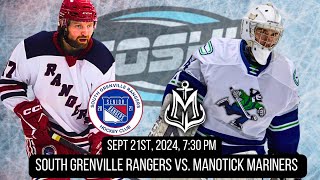 South Grenville Rangers vs Manotick Mariners [upl. by Atikan685]