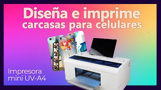 impresora uv para carcasas de celulares y mas UV A4 [upl. by Herzel]