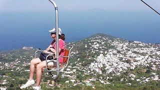 Monte Solaro Chairlift  Capri Island Italy [upl. by Nunes939]