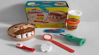 PlayDoh Dentist Set  How to Brush Your Teeth and Oral Hygiene for Kids [upl. by Babs678]