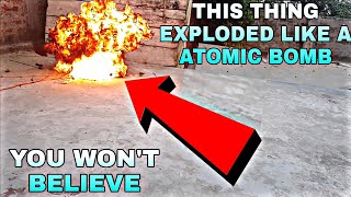 ACETYLENE EXPLOSIONacetylene balloon explosionACETYLENE combustionatomic bomb like explosion [upl. by Niwre]