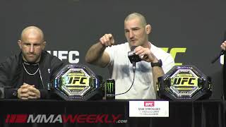 Sean Strickland BASHES Colby Covington over Deceased Father Comments [upl. by Schick]