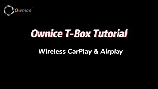 Ownice T Box Tutorial  Wireless CarPlay amp AirPlay for Tesla [upl. by Boyes976]