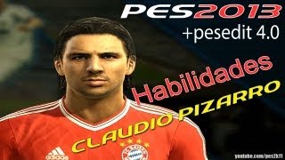 Claudio Pizarro Habilidades PES 2013  PESEDIT 40 [upl. by Etana166]