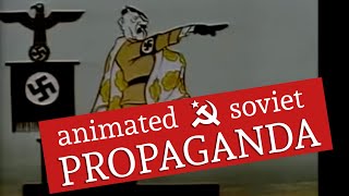 Animated Soviet Propaganda  Capitalist Sharks  Prophets and Lessons [upl. by Acile]