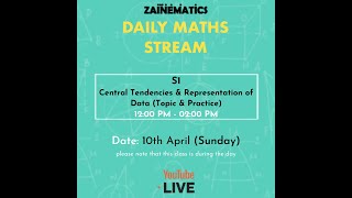 S1 CENTRAL TENDENCIES AND REPRESENTATION OF DATA A LEVELS 9709 [upl. by Aiker]