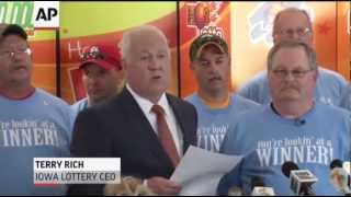 Iowa Quaker Oats Workers Claim 241M Powerball [upl. by Painter42]