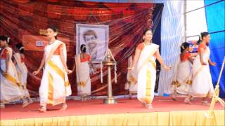 Thiruvathirakali  Sree Keralavarma college Thrissur [upl. by Anitnuahs]