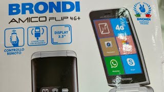 Brondi amico Flip 4g lo smartphone a conchiglia perché acquistarlo [upl. by Aikimat]