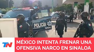 MÉXICO I Hubo al menos 10 muertos durante enfrentamientos entre grupos narcos en Sinaloa [upl. by Dominy]