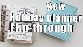 NEW POCKET PLANNER  CHRISTMAS HOLIDAY PLANNER  NOVEMBER PLANNER SETUP FLIP THROUGH [upl. by Ardnasak537]