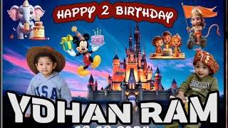 Yohan Ram 👶🏻  II Birthday Celeb  DisneyLand Los Angeles 🇺🇸  Appan Mavanae Vaada YohanRamBday [upl. by Angell]