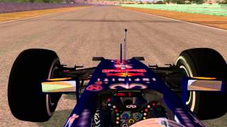 F1 Simulator rFactor 2015 Hot Lap Jerez De La Frontera Test Red Bull RBR10 [upl. by Ynnaffit447]