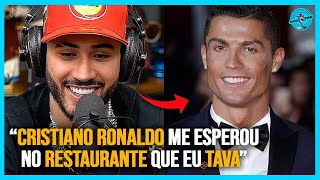 KEVINHO CONTA QUANDO CONHECEU CR7 [upl. by Asertal]