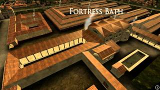 Animation of ancient Roman Fort in Caerleon Wales [upl. by Innep948]