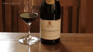 CrozesHermitage Grand Classique 2015 wine review [upl. by Chaves]