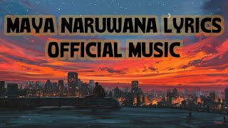 Maya naruwana  Ayush Gauchan Official music lyrics [upl. by Omle]